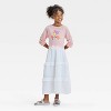 Girls' Tiered Gauze Maxi Skirt - Cat & Jack™ White - 3 of 3