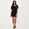 Anna-Kaci Lounge Women's Lace Trim Short Sleeve Pajama Set with Pocket Detail - 3 of 4