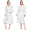 PAVILIA Super Soft Womens Robe, Fluffy Plush Fuzzy Cozy House Shower Bathrobe, Ribbed Striped Warm Fleece Long Robe for Women - 3 of 4