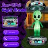 Syemin Inflatable Holiday Decorations 8.2FT Halloween Inflatable Outdoor Decoration Blow Up Halloween Decor Blow Up Yard Decor, Green, 30"*30"*100" - 2 of 4