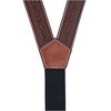 Nocona Belt Co Men's Antique Leather Buckle Suspenders with Detail Inlay - 3 of 3