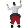 Halloween Express Adult Carry Me Santa Costume - Size One Size Fits Most - Red - 2 of 3