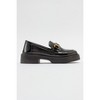 Simone - Black Patent Bit Platform Loafers | Prologue Shoes - 2 of 4