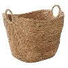 19"x20"x18" Brown Sea Grass Contemporary Storage Basket - Olivia & May - 4 of 4