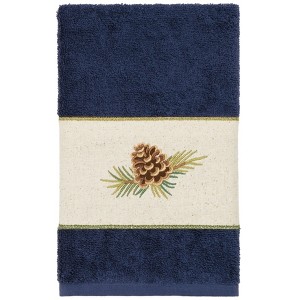 Linum Home Textiles 100% Turkish Cotton PIERRE Embellished Towel Set - 1 of 2