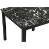 NicBex Dining Table Set for 4 Transitional Style 42" Counter Height Dining Set Faux Marble Table with 4 Chairs for Kitchen - 2 of 4
