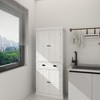 NicBex 71.65 Inch Tall Kitchen Pantry Storage Cabinet with 4 Doors,2 Adjustable Shelves and Drawer for Bathroom,Kitchen - 2 of 4
