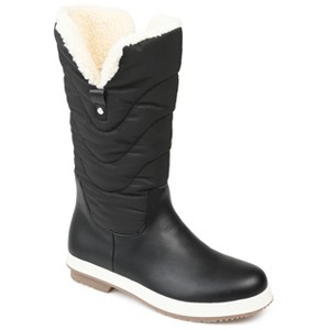 Journee Collection Womens Pippah Tru Comfort Foam Block Heel Winter Boots - 1 of 4