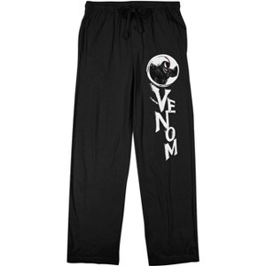 Venom: The Last Dance Character Men's Black Sleep Pajama Pants - 1 of 4