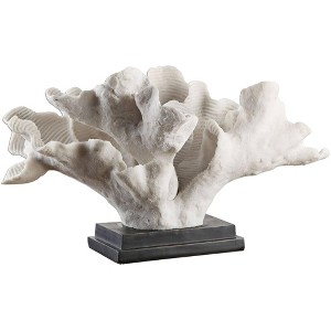 Uttermost White Blade 20" Wide Coral Sculpture - 1 of 1