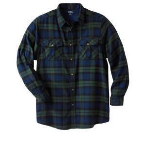 KingSize Men's Big & Tall Signature Plaid Flannel Shirt - 1 of 4