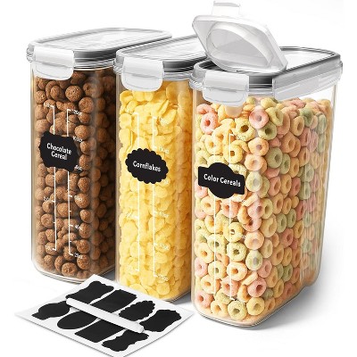 Paaaawaters Kitchen Cereal Containers Storage - Liter Airtight Food Storage Containers & Cereal Dispenser For Pantry Organization And Storage