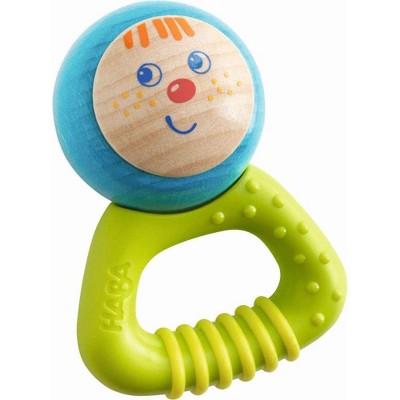 HABA Musical Character Bella - Jingling Rattle, Clutching Toy and Teether