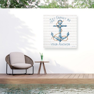 "Nautical Life Iv" Outdoor Canvas