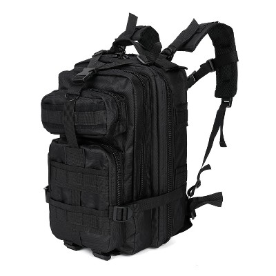 Generic Backpack for Men Small Military Molle Backpack 30L Assault Pack Rucking Backpack for for Hiking Camping Travel Fishing Outdoors (Black)