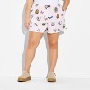 Wicked x Katie Kime Women's Iconic Graphic Boxer Shorts - Pink Pinstripe - 2 of 3