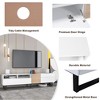 Grungis 1 Drawer TV Stand for TVs Up to 80 Inch,Console Table with Drop Down Door for Bedroom,Living Room - 4 of 4
