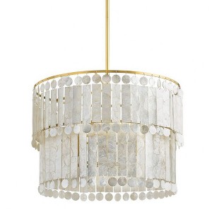Mitzi Melisa 6 - Light Chandelier in  Aged Brass - 1 of 3