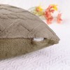 Unique Bargains Short Plush Throw Solid Geometric Soft Pillow Covers 2 Pcs - image 4 of 4