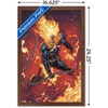 Trends International Marvel Ghost Rider - Flaming Chain Framed Wall Poster Prints - 3 of 4