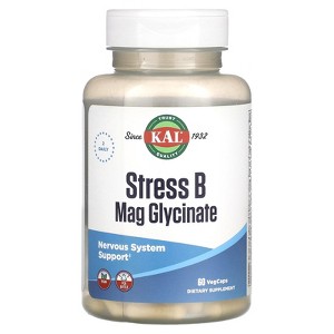 KAL Stress B Mag Glycinate, 60 VegCaps - 1 of 2