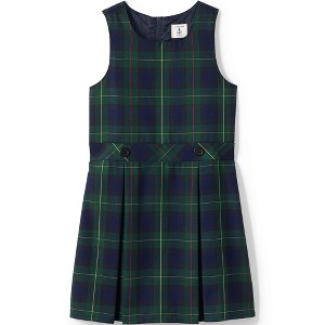 Lands' End Kids Uniform Plaid Jumper - 1 of 2