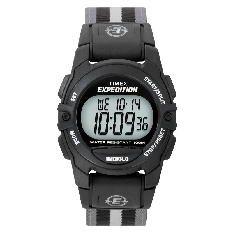 Timex Expedition Digital Watch with Nylon Strap - Black/Gray T49661JT, 1 of 6