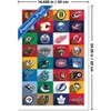 Trends International NHL League - Logos 25 Framed Wall Poster Prints - 3 of 4
