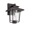 Chloe Lighting Thomas Transitional 1 Light Rubbed Bronze Outdoor Wall Sconce 12" Height - 3 of 4