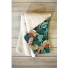 Heather Dutton Spotted Jungle Cheetahs Midnight 60" x 80" Fleece Blanket - Deny Designs - 2 of 2