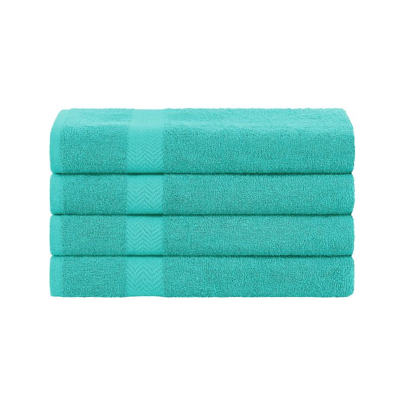 Eco-Friendly Absorbent 4-Piece Bath Towel Set by Blue Nile Mills, 1 of 7