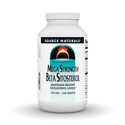 Beta Sitosterol Mega 375 mg by Source Naturals, Inc.  -  240 Tablet
