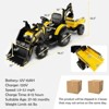 Infans 3-in-1 Kids Ride On Excavator Bulldozer 12V Electric Tractor Remote w/ Trailer - 2 of 4