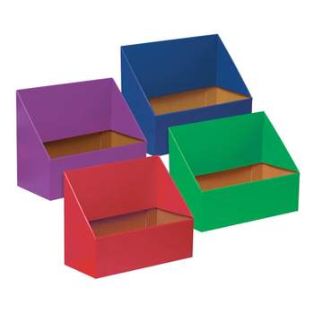 Classroom Keepers® Folder Holder Assortment, 4 Assorted Colors, 9-3/4"H x 12"W x 5-3/4"D, 4 Folders