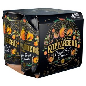 Kopparberg Mixed Fruit Tropical Cider - 4pk/11.2 fl oz Cans - 1 of 3