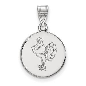Black Bow Jewelry 14k White Gold Virginia Tech Hokies NCAA Medium Pendant - 1 of 3