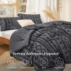 2-3 Pcs Tufted Boho Comforter Set Bed Set GentleSoft Farmhouse Shabby Chic Embroidery Bedding - 2 of 4
