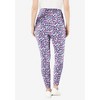 Woman Within Plus Size Stretch Cotton Printed Legging - 3 of 4