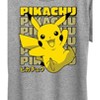 Women's - Pokémon - Pikachu Stack Katakana-  Women's Short Sleeve Graphic T-Shirt Short Sleeve Graphic T-Shirt - 2 of 4