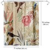 Americanflat 71" x 74" Shower Curtain, Where The Passion Flower Grows Ii by PI Creative Art - 2 of 4