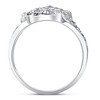 Pompeii3 Mens Diamond American Eagle Ring 10K White Gold - 2 of 4