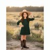 2Bunnies Girls' Boho Rustic Garden Lace Flower Girl Dress - 3 of 4