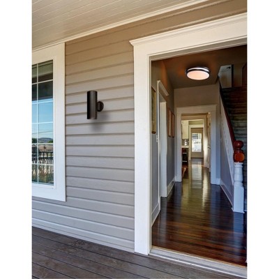 Bronze Cylinder Dimmable LED Wall Sconce