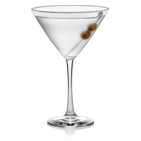 Libbey Cosmopolitan Martini Party Glasses, 8.25-ounce