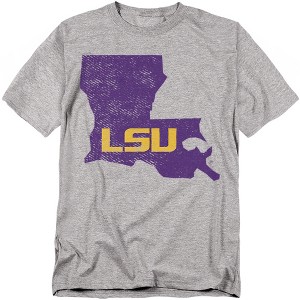 Men's LSU State Shape T-Shirt - 1 of 4