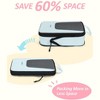 Compression Packing Cubes for Travel, 6 Set Packing Cubes for Suitcases, Lightweight Luggage Organizer Set - 4 of 4