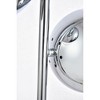 Elegant Lighting Eclipse 2 Lights Chrome Table Lamp With Clear Glass - 4 of 4