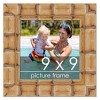 PosterPalooza | 9x9 Wide Bamboo Picture Frame, UV Acrylic, 4 Finishes - Brown, Black, Silver, and Natural - 2 of 4