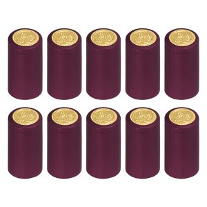 Unique Bargains PVC Durable Flexible Seal Kitchen Wine Bottle Capsules 100 Pcs - 1 of 4