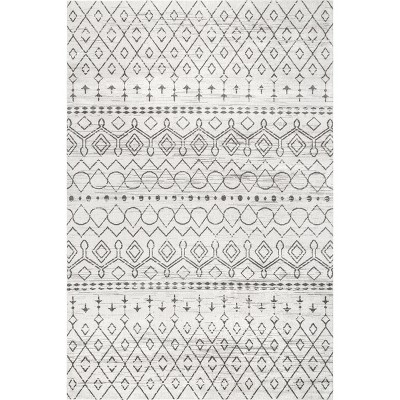 Nuloom Audrey Pet Friendly Machine Washable Geometric Moroccan Area Rug